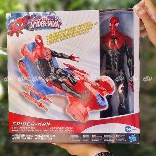 خرید عروسک مرد عنکبوتی با ماشین