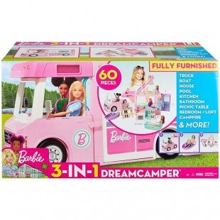 ماشین و وسایل کمپ باربی Dreamcamper کد GHL93-9C56