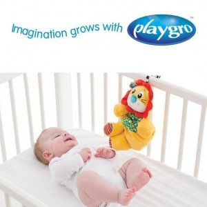 عروسک شیر موزیکال کنار تختی playgroکد184081