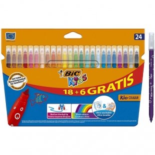 ماژیک نقاشی 24 رنگ بیک BIC کد 3350
