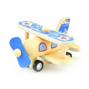 خرید اسباب بازی هواپیمای چوبی