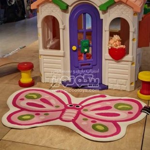 فرش اتاق کودک Confetti طرح پروانه زیبا کد SYC103