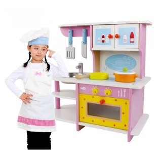 آشپزخانه کودک چوبی دخترانه
