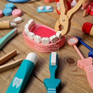 اسباب بازی چوبی دندانپزشکی