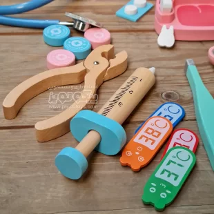 اسباب بازی چوبی ست دندانپزشکی کد SSG103