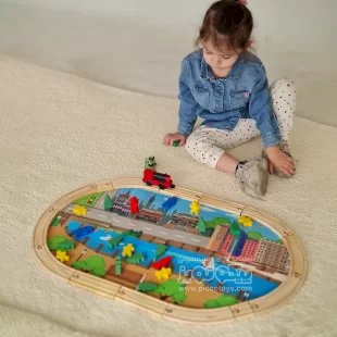 اسباب بازی چوبی قطار