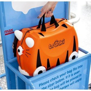 چمدان ترانکی طرح ببر نارنجی مدل 10085
