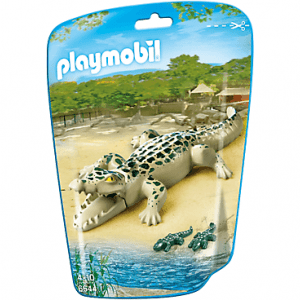 خانواده تمساح پلی موبيل مدل alligator with babies pm 6644