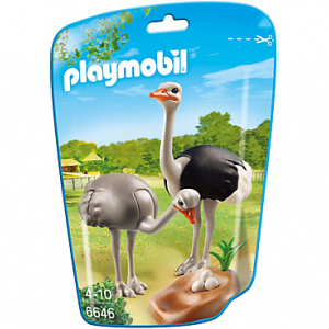 خانواده شتر مرغ پلی موبيل مدل ostriches with nest pm 6646