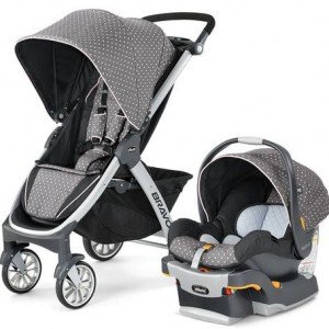کالسکه و کریر chicco مدل BRAVO TRAVEL SYSTEM LILLA USA کد CH79095-67