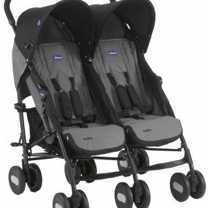 کالسکه دوقلو chicco مدل ECHO TWIN STROLLER COAL کد CH79311-22