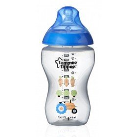 طلق ضد نفخ 340ml رنگ آبیCloser to Nature tommeetippee