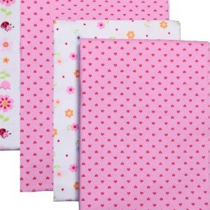 خشک کن 4 عددی carteras طرح گل رنگ صورتی