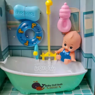 اسباب بازی وان حمام با عروسک