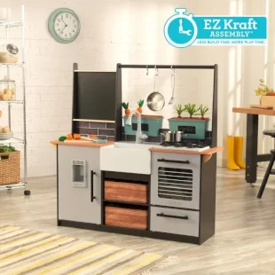 آشپزخانه کودک چوبی Kidkraft مدل Farm To Table مشکی کد 53411