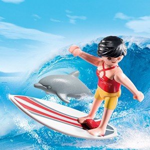 خرید دختر موج سوار پلی موبيل مدل Surfer with Surf Board 5372
