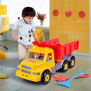 کامیون اسباب بازی خاکریز Maxi Truck زرد کد 3540F8