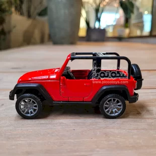 ماکت ماشین عقب کش مدل جیپ Jeep قرمز کد P/A8121/A