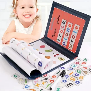 کتاب مگنتی آموزش حروف انگلیسی کد YF003