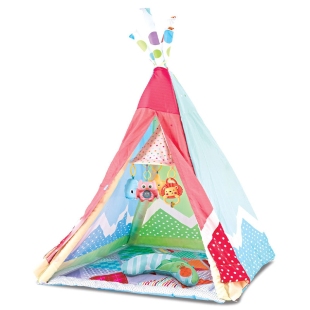 چادر بازی 2 در 1 نوزاد کیکابو  صورتی مدل  kikka boo teepee  کد 4098840