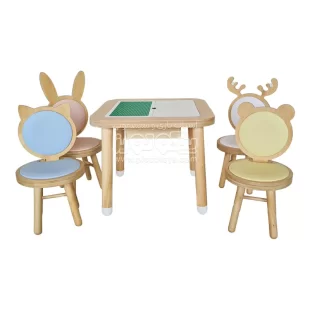 صندلی چوبی کودک طرح گوزن کد 4100620