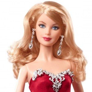 عروسک با لباس قرمز barbie کد chr76
