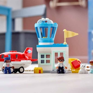 لگو دوپلو  28 قطعه مدل Lego Duplo Airplane & Airport کد 10961