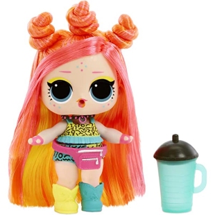 عروسک دخترانه لول سوپرایز LOL Surprise سری HAIR مدل مو نارنجی کد P/580348/NA