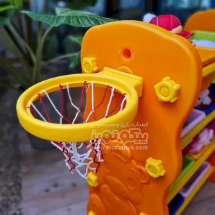 خرید باکس اسباب بازی کودک با حلقه بسکتبال