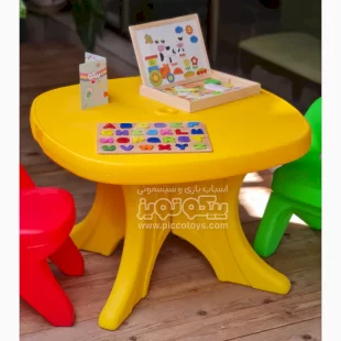 میز کودک وانیا رنگ زرد