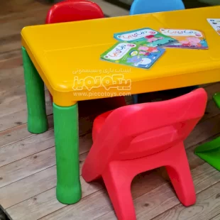 میز کودک  رنگ زرد
