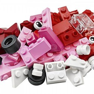 قطعاتلگو red creativity box lego 10707