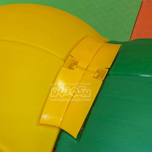 تونل هزارپا ایرانی بدنه سبز زرد با سر و دم آبی