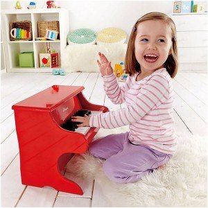 بازی و سرگرمی با پیانو چوبی کودک playful piano hape 0318