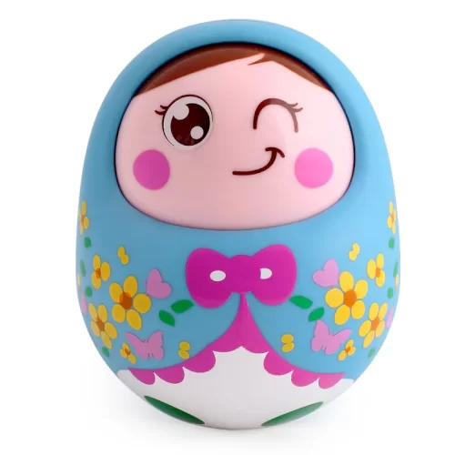 عروسک تعادلی موزیکال هولی تویز Huile Toys مدل دختر آبی P/979/AB