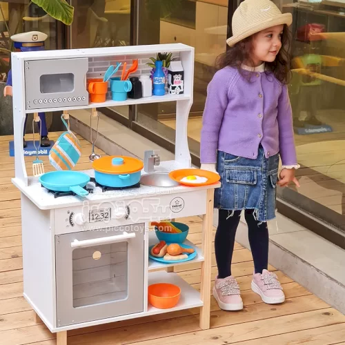 آشپزخانه کودک چوبی Kidkraft مدل All Time Play Kitchen کد 53370
