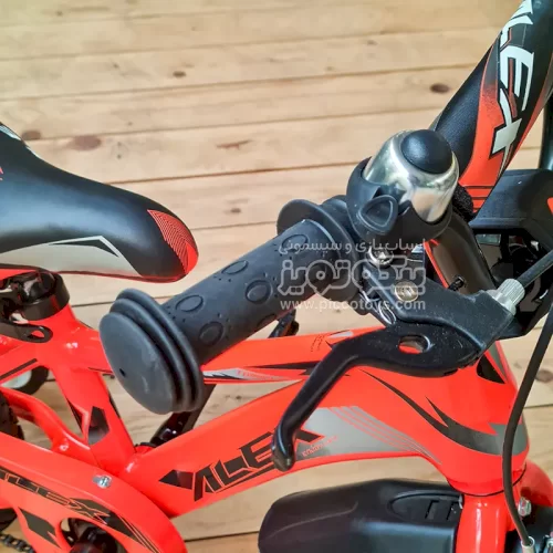 دوچرخه کودک الکس با کمکی مدل تامی رنگ نارنجی کد 12446