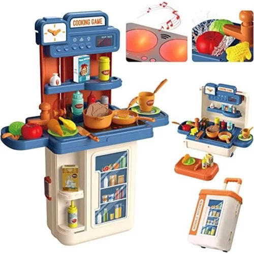 آشپزخانه کودک با اسباب بازی آشپزی