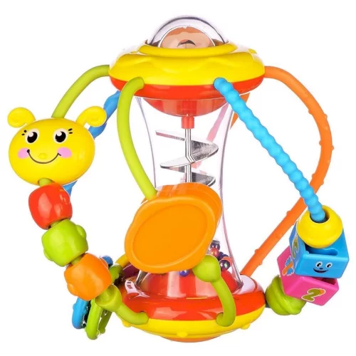اسباب بازی نوزاد جغجغه توپی هولی تویز Huile Toys  کد P/929/A