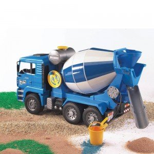 اسباب بازی میکسربتن کامیون مان bruder مدل MAN TGA Cement Mixer 03554