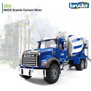 ماشين میکسر بتن ماک Bruder مدل Mack Cement Mixer 02814