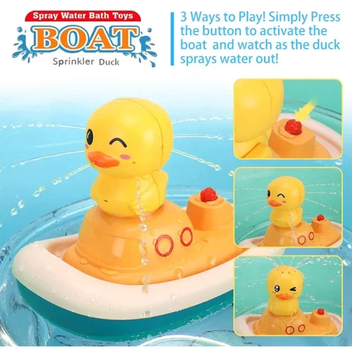 اسباب بازی حمام مدل اردک قایق سوار