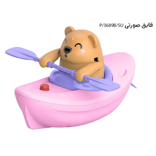 اسباب بازی حمام مدل خرس قایقران