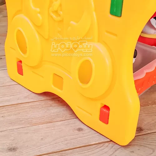 قفسه اسباب بازی با باکس 8 عددی رنگ زرد