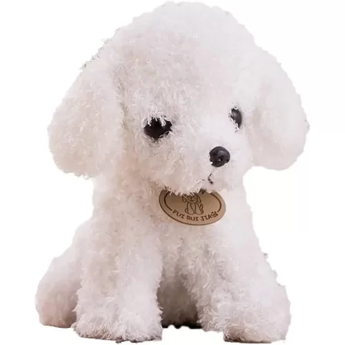 عروسک پولیشی سگ پودل سفید کد P/126104/SE