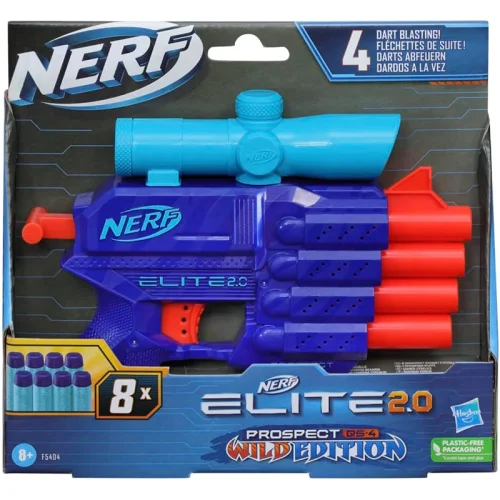 تفنگ اسباب بازی کودک مدل نرف آبی پررنگ NERF ELITE کد F5404
