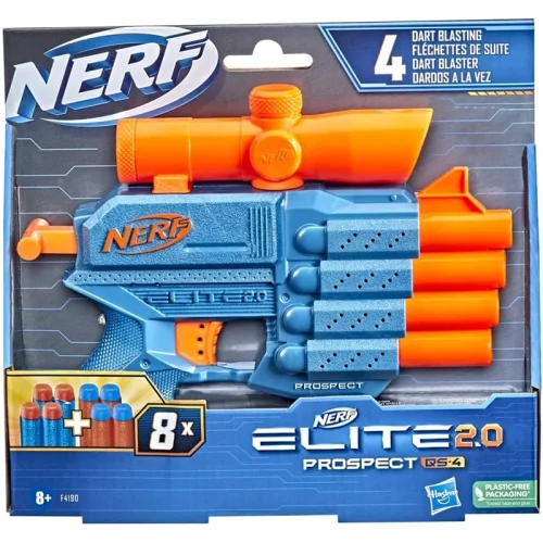 تفنگ اسباب بازی کودک مدل نرف آبی کمرنگ NERF ELITE کد F4190