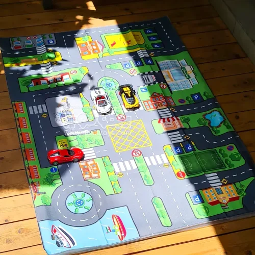 فرش ماشین بازی کودک