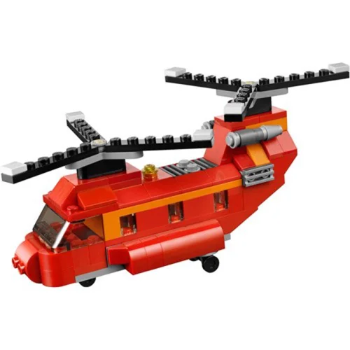 اسباب بازی لگو هلیکوپتر 145 تکه رنگ قرمز