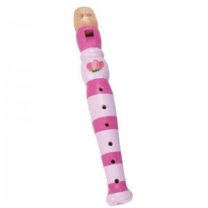نی لبک سحرآمیز چوبی صورتی Classic World مدل Princess Flute 2621